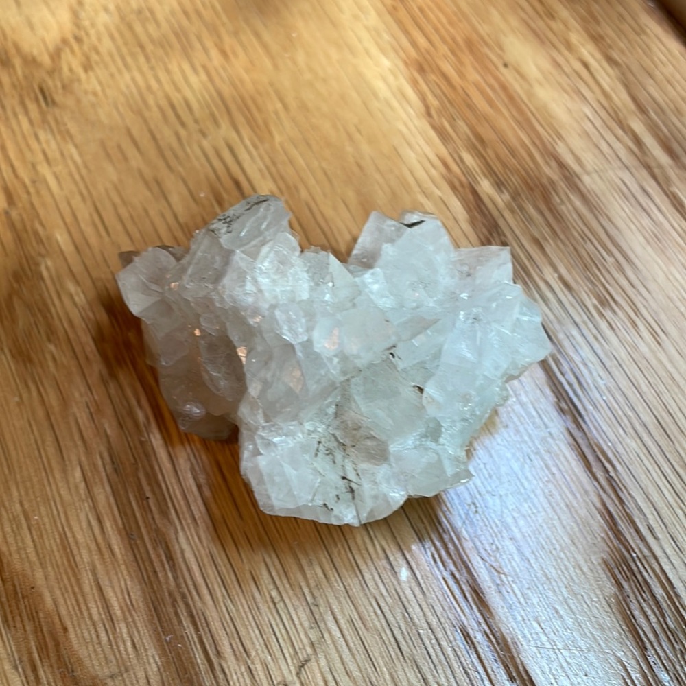 Clear apophyllite cluster!